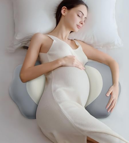 DONAMA Pregnancy Pillows for Sleeping, Memory Foam Maternity Pillow Support for Back Belly HIPS, Adjustable Travel Wedge Pillow for Pregnant Women, Side Sleeping Pregnant Pillows with Cooling Pillowcase - Image 1
