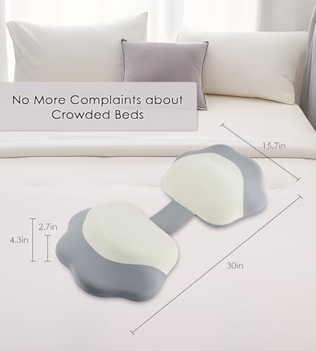 DONAMA Pregnancy Pillows for Sleeping, Memory Foam Maternity Pillow Support for Back Belly HIPS, Adjustable Travel Wedge Pillow for Pregnant Women, Side Sleeping Pregnant Pillows with Cooling Pillowcase - Image 2