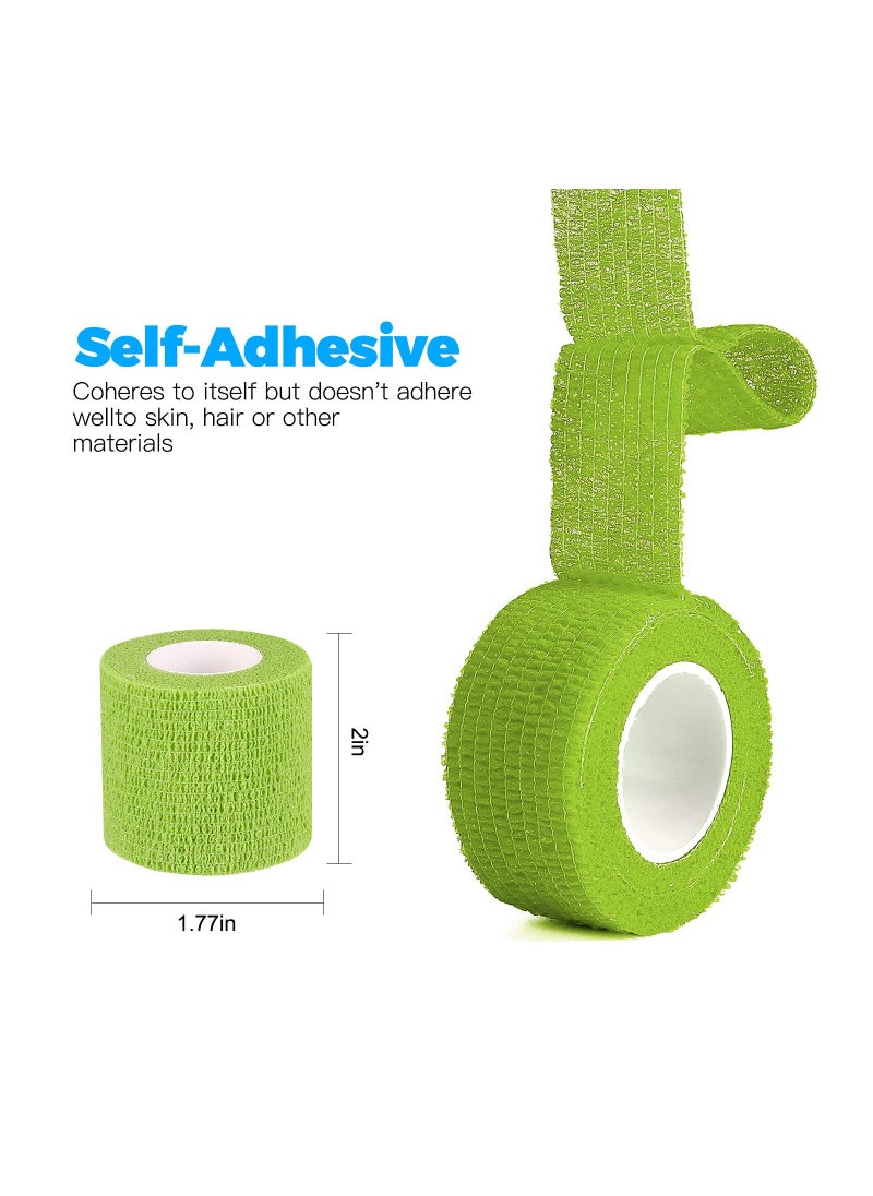 Excefore 8 Rolls Of Adhesive Bandage Self-Adhesive Non-Woven Fabric Sports Bandage  - Image 2