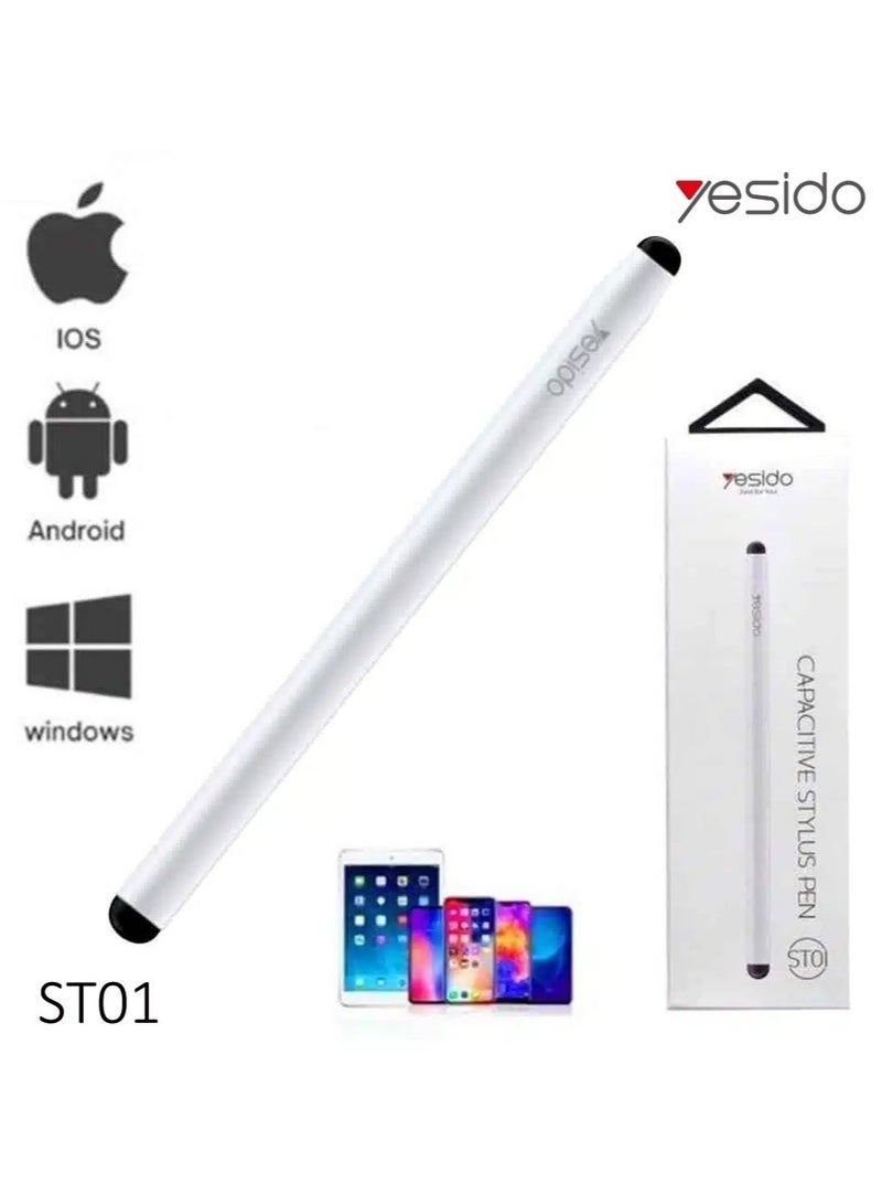 Yesido Capacitive Active Pressure Stylus Pen for Tablets and Smartphones – Precision Touchscreen Stylus with Smooth Writing Experience, High Sensitivity, Ergonomic Design, Ideal for Drawing, Writing, and Navigation - Image 3