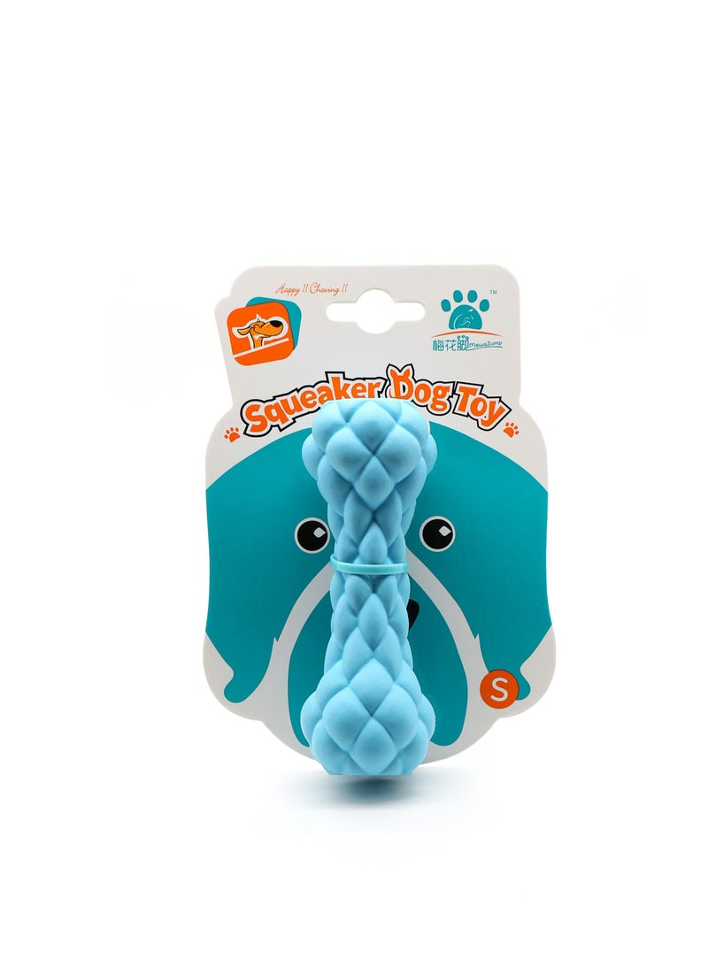 GULFLINK Non Toxic Natural Rubber Squeaky Toy for Dogs Blue - Image 1
