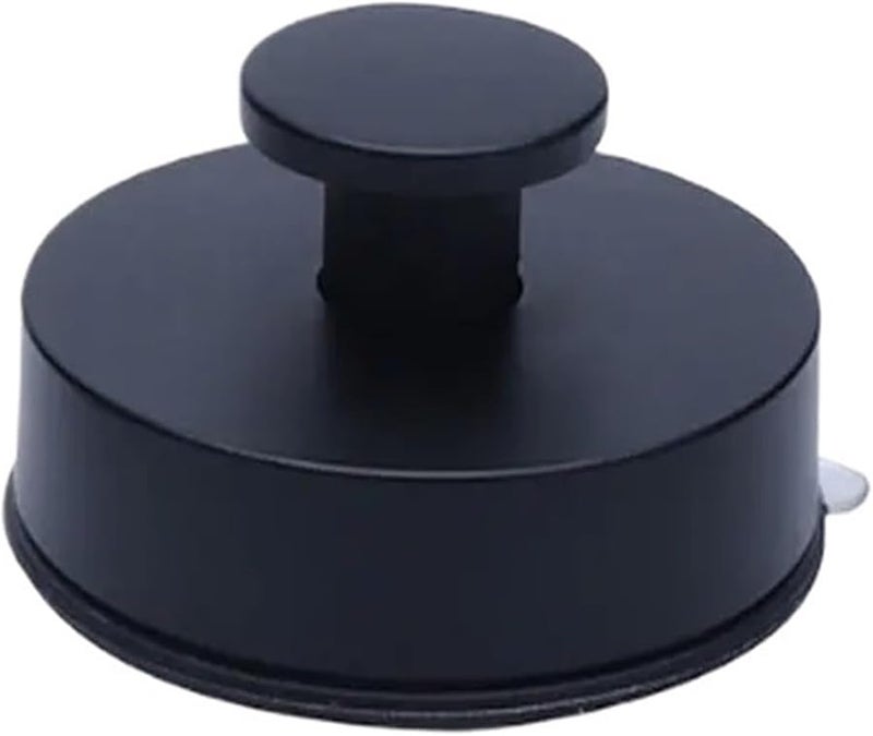 Black Vacuum Suction Cup Hooks Punch Free Wall Hanger for Bathroom Kitchen Glass Towel Handbag - Image 2