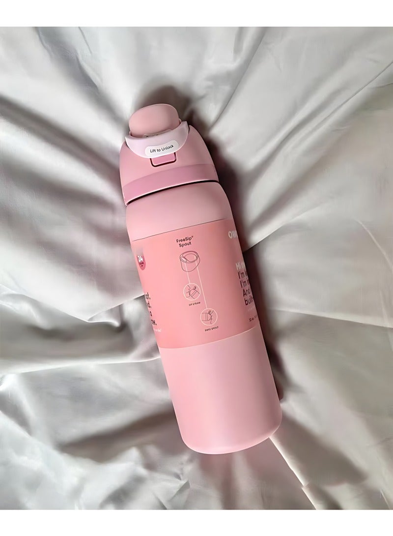 Owala Insulated Stainless Steel Water Bottle With Straw For Sports Travel And School BPA Free Sports Water Bottle - Image 2