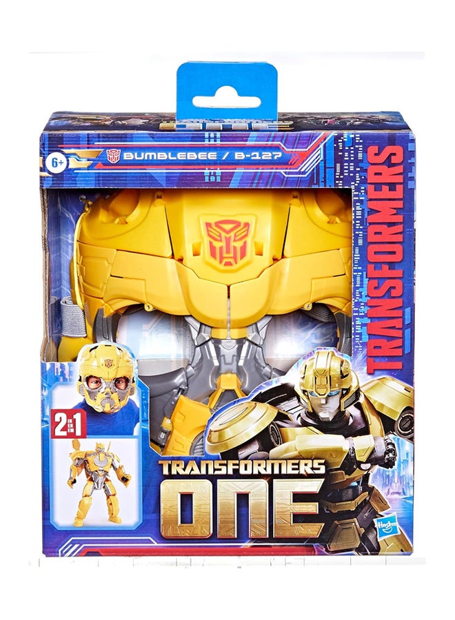 HASBRO - GAMING Transformers One 2 in 1 Bumblebee B-127 9.8 Inch Robot Action Figure, Converts to Mask, Interactive Toys for Boys and Girls Ages 6 and Up  - Image 4
