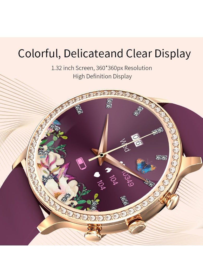 LIGE Newest Fashion Smart Watch for Ladies Bluetooth Call Smart Bracelet Waterproof Smartwatch Women  - Image 3