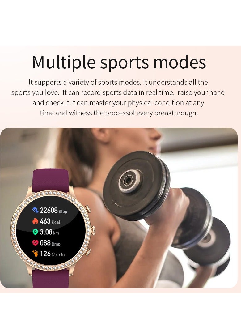 Newest Fashion Smart Watch for Ladies Bluetooth Call Smart Bracelet Waterproof Smartwatch Women