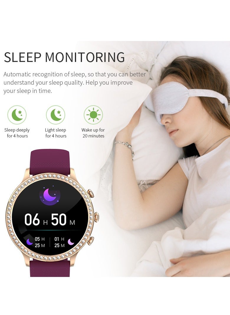 LIGE Newest Fashion Smart Watch for Ladies Bluetooth Call Smart Bracelet Waterproof Smartwatch Women  - Image 5