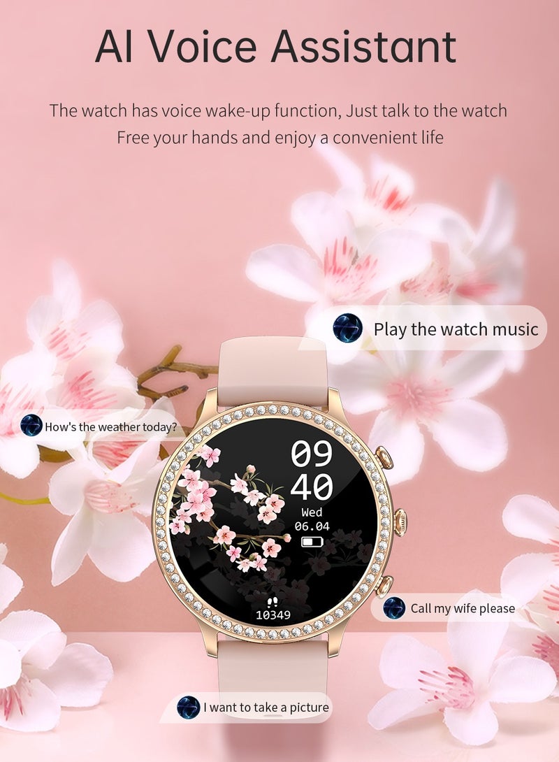 Newest Fashion Smart Watch for Ladies Bluetooth Call Smart Bracelet Waterproof Smartwatch Women