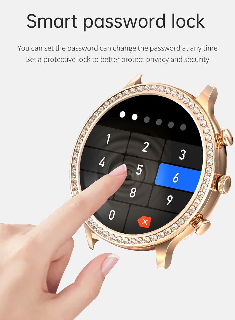 Newest Fashion Smart Watch for Ladies Bluetooth Call Smart Bracelet Waterproof Smartwatch Women
