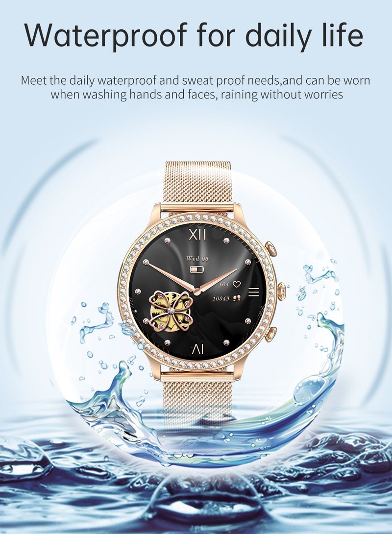 Newest Fashion Smart Watch for Ladies Bluetooth Call Smart Bracelet Waterproof Smartwatch Women