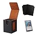 Venssu MTG Deck Box for Commander DisplayCard Deck Box Fits 100 Double Sleeved Cards TCG Card Storage with 2 Dividers and 1 Toploader BlackBrown - Image 3