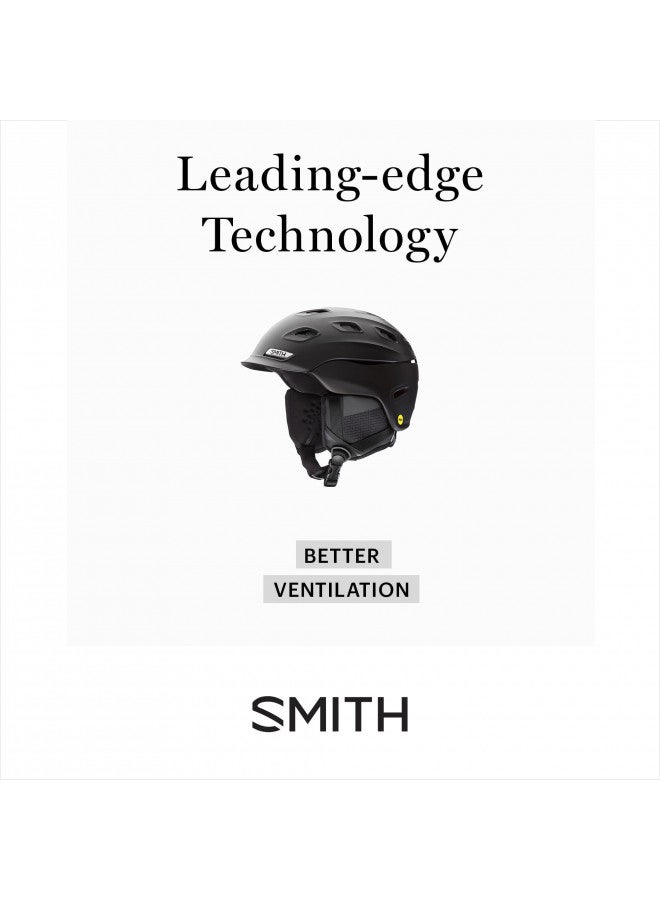 SMITH Smith Holt Helmet Adult All-Season Helmet Lightweight Protection for Skiing, Skating, Snowboarding & Snowsports for Men & Women Matte Black, Large - Image 3