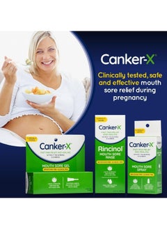 Canker-X Canker-X Rincinol Oral Rinse Mouthwash, Quick Pain Relief from Canker Sores, Mouth Burns & More, Benzocaine Free & Alcohol Free Mouthwash, Adults & 6 Years+ Kids Mouthwash, 4.0 Fl. Oz.  - Image 4