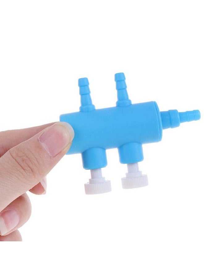 VAYINATO Aquarium Fish Tank Plastic Airway Splitter With Controller (4 Way) By Petzlifeworld  - Image 4