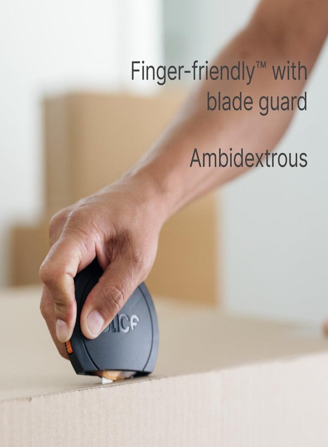 Slice 10477 Super-Safe Carton Cutter, Retracting Blade Guard, Finger-Friendly Blade, Easy Grip, Lasts 11x as Long as Metal, 1 Pack - Image 2