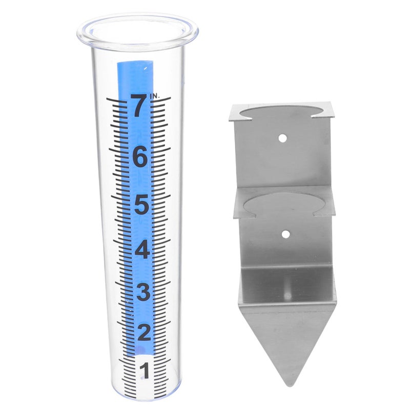 Outdoor Rain Gauge With Bracket For Accurate Rainfall Measurement Weather Resistant - Image 2