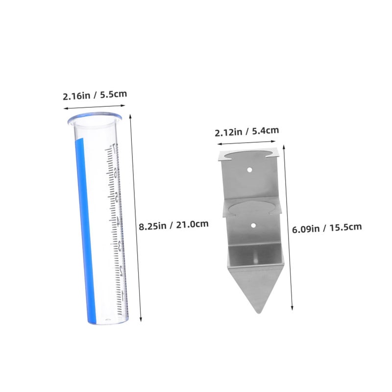 Outdoor Rain Gauge With Bracket For Accurate Rainfall Measurement Weather Resistant - Image 3