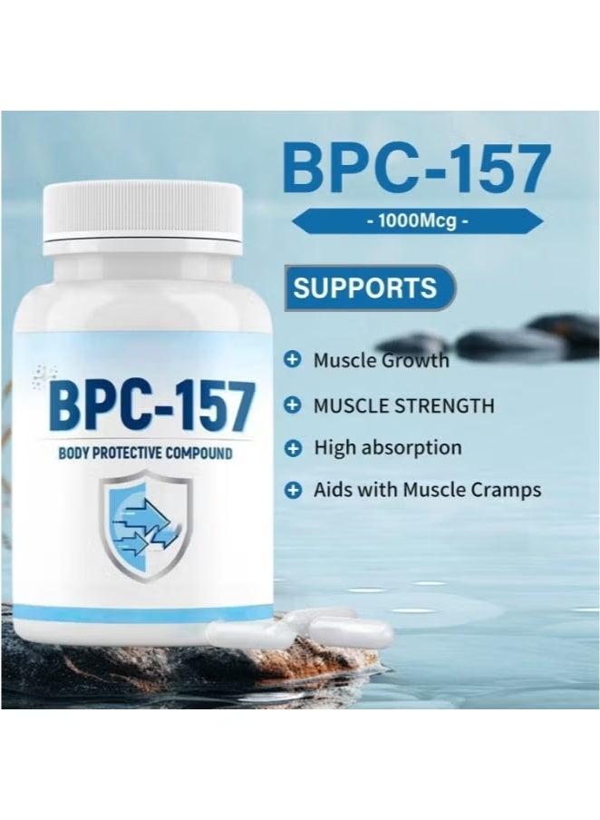 DayWins BPC 157 Peptide Capsule Pro, Bepecin-157 New Protective Compound, For Faster Recovery And Gut Healing, 1000mcg,Gluten Free Supplement 60 Capsules  - Image 2