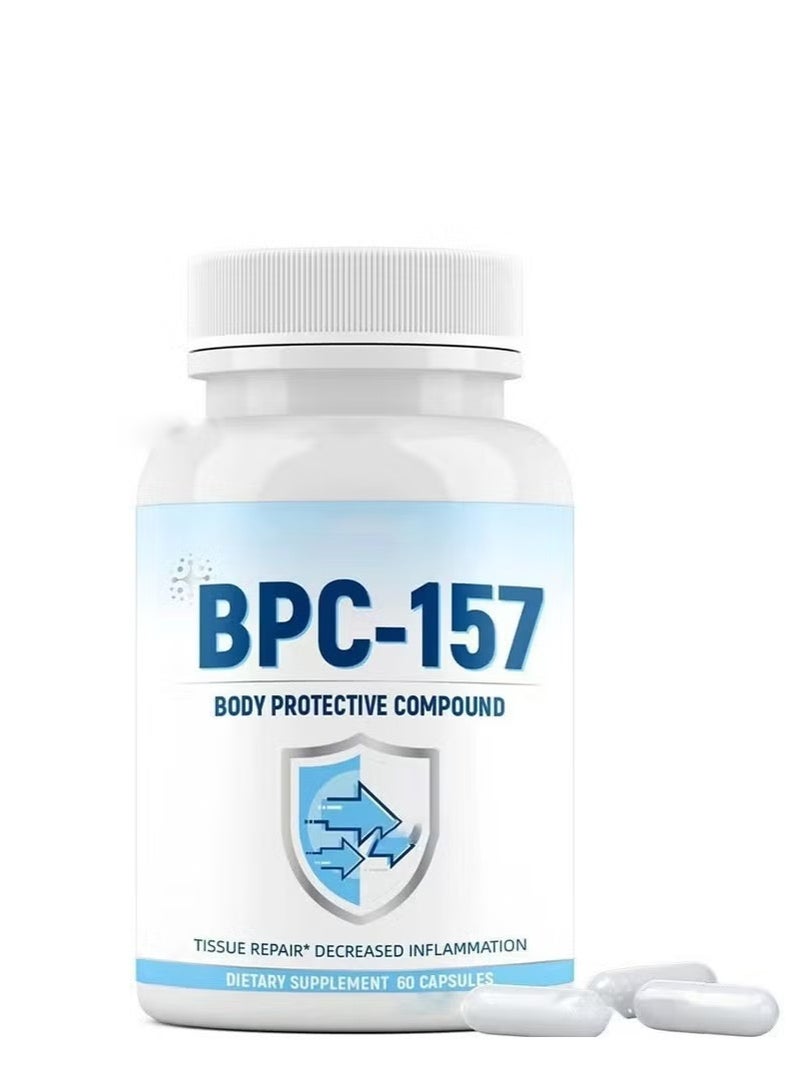 DayWins BPC 157 Peptide Capsule Pro, Bepecin-157 New Protective Compound, For Faster Recovery And Gut Healing, 1000mcg,Gluten Free Supplement 60 Capsules  - Image 1