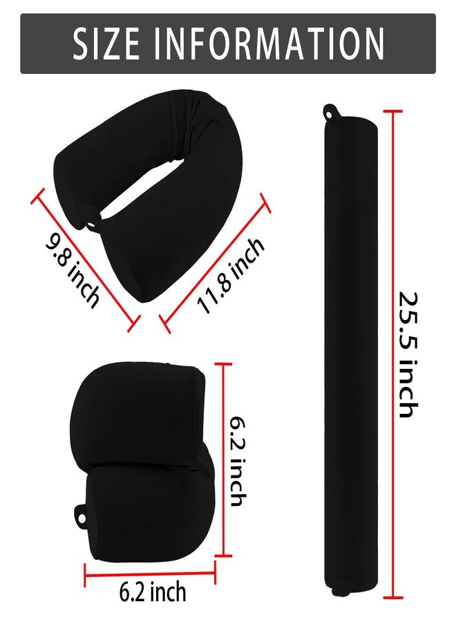 PG6 Twist Memory Foam Travel Pillow for Neck, Chin, Lumbar and Leg Support-for Travling on Airplane, Train, Bus or at Home-Adjustable, Bendable Roll Pillow with Washable Soft Cover - Image 2