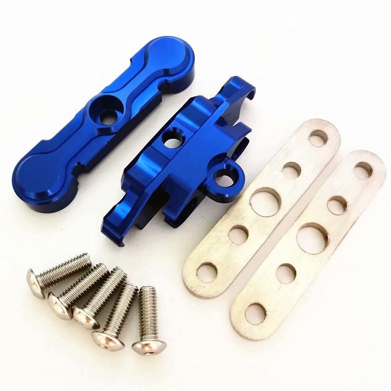 EPTNNASO Aluminum Front Lower Arm Tie Bar Mount Suspension Pin Retainer Blue for Traxxas 110 MAXX Maxx Slash 8916 8926 - Image 3