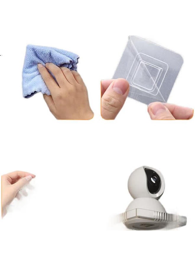 Trendsetter Camera Mount, No Drilling Required, Suitable For Xiaomi, Huawei, 360, Yingshi, Tp-Link, Pulin, Xiaobai Surveillance Camera Bracket, Base, Wall-Mounted, Fixed, No-Nail Hanging Rack - Image 1