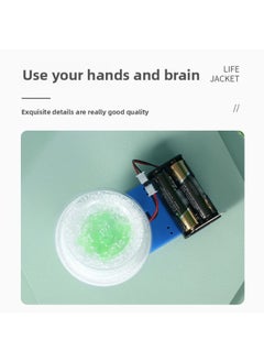 DIY Science And Technology Small Production Electric Electrostatic Flying Snow Xueming Handmade Science Experiment Children's Science Popularization Device Materials-Specifications:Version Of Electrostatic Snow Plus Battery