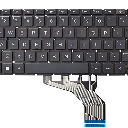 SUNMALL Replacement Keyboard Compatible with HP 250 G7 255 G7 15-DA 15-DB 15-DK 15-DR 15-DW 15-DU 15S-DU 15-DY 15s-DY 15s-EQ 15-EF 15s-FQ 15-GW 17-CA.Home 17-by Black US Layout - Image 5