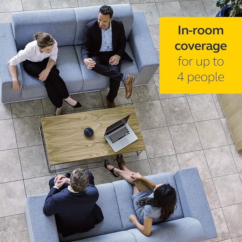 جابرا سماعة Jabra Speak 410 – سماعة محمولة مُحسّنة للمكالمات الموحدة، مزودة بتوصيل USB (Plug-and-Play) بالكمبيوتر - Image 5