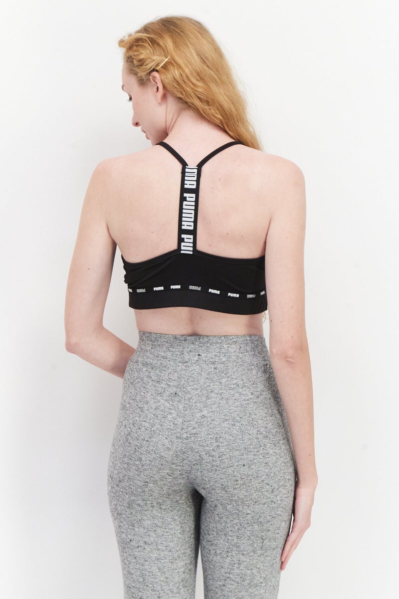 PUMA Women Sportswear Fit Non Padded Training Sport Bra, Black - Image 3
