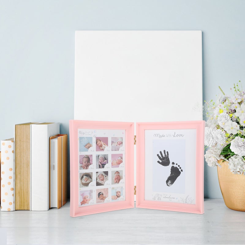 Baby Picture Frame Newborn Handprint Footprint Frame Baby Picture Frame - Image 5