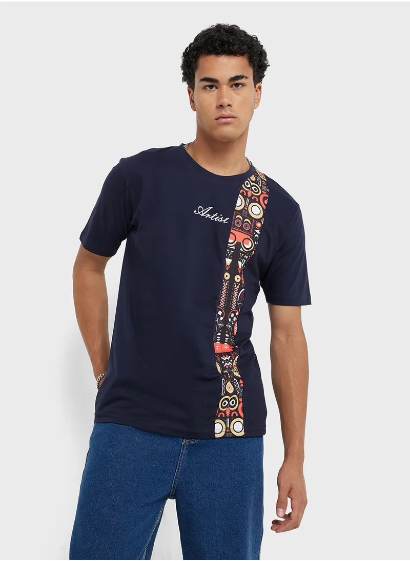 سفنتي فايف Crew Neck T-Shirt
