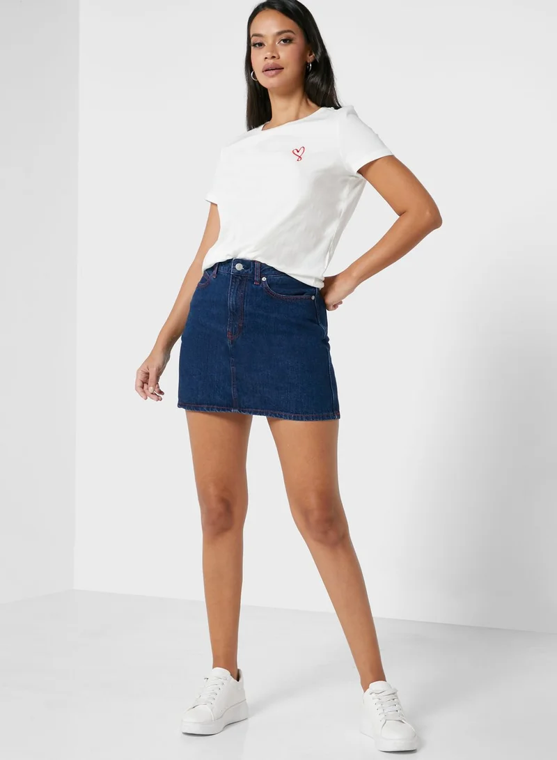VERO MODA Round Neck T-Shirt