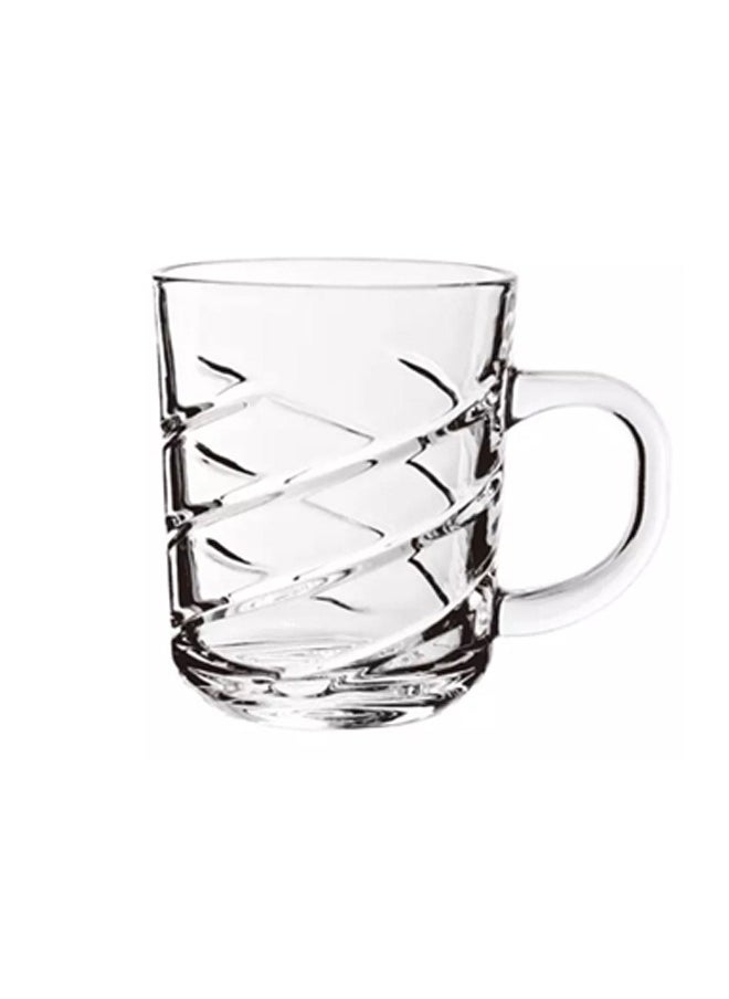Blinkmax 6-Piece Tea Cup Set Clear 230ml  - Image 2