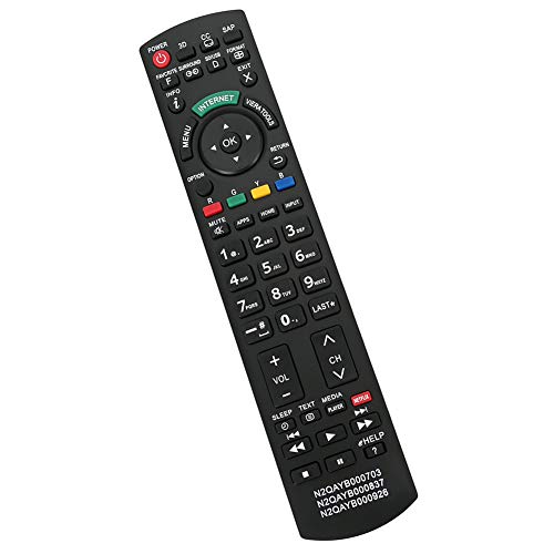 PERFASCIN New N2QAYB000703 N2QAYB000837 N2QAYB000926 Replacement Remote fit for Panasonic TV TC-39AS530U TC-40AS520U TC-42AS630U TC-50AS530U TC-50AS530UE TC-50AS630U TC-50ASU534 TC-55AS530U TC-55AS530UE - Image 3