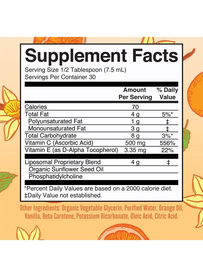 MaryRuth Organics Liposomal Vitamin C | Immune Support Supplement | Vitamin C 500mg | Megadose Vitamin C Supplement | Skin Care | Liquid Vitamin C | Vitamin E | Vegan | Non GMO | 30 Servings  - Image 5
