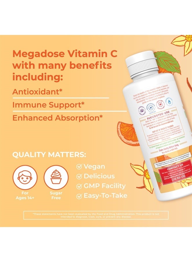 MaryRuth Organics Liposomal Vitamin C | Immune Support Supplement | Vitamin C 500mg | Megadose Vitamin C Supplement | Skin Care | Liquid Vitamin C | Vitamin E | Vegan | Non GMO | 30 Servings  - Image 4