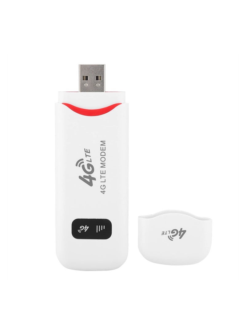 4G LTE USB WiFi Modem, Portable 100Mbps Mobile WiFi Router, Network Hotspot, 3G 4G WiFi Modem, Router, Modem Stick Support WC, Plug and Play, Support 32GB TF Memory Card Expansion - Image 1