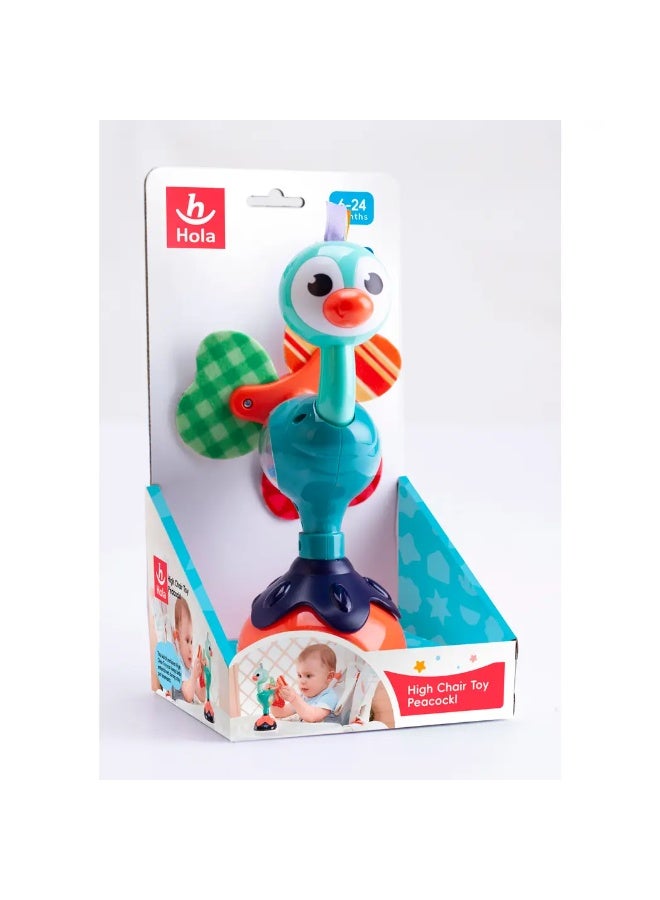 Hola High Chair Toy Peacock 3150C - Image 1