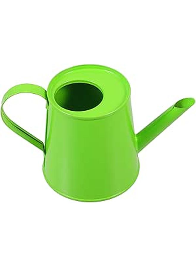 Green Mini Watering Can Lightweight Portable Decorative Photo Prop for Home Office - Image 1