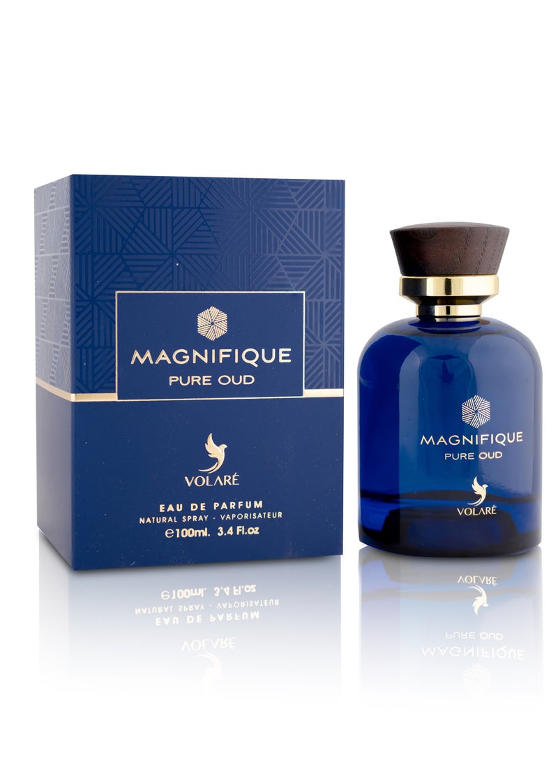 فولاريه ماغنيفك بيور عود ماء عطر للرجال، 100 مل - عود جريء مع الفلفل، الباتشولي، والمسك - Image 2