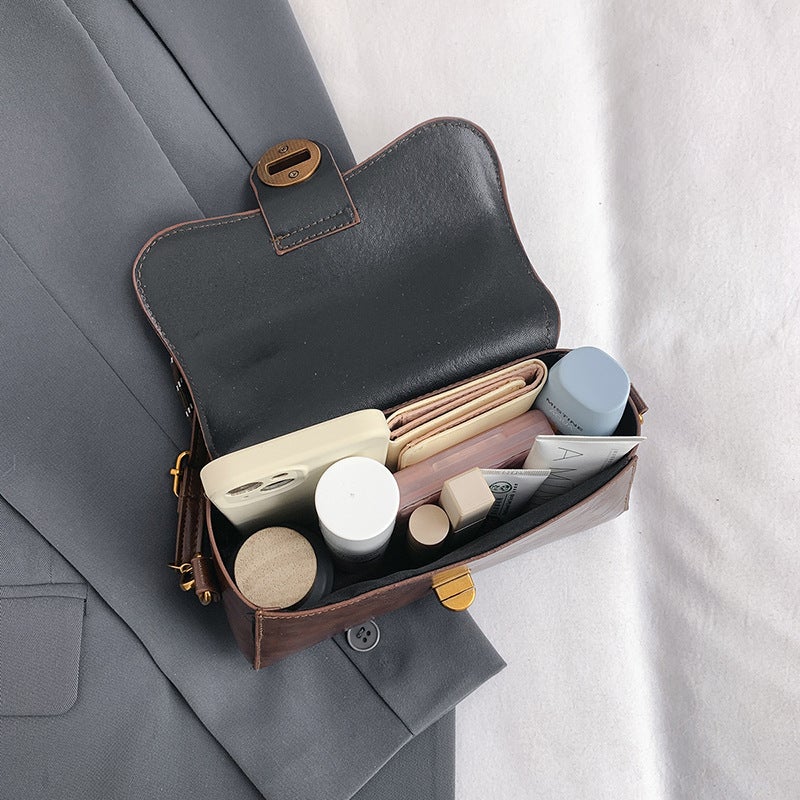 Portable Commuter Bags For Women, New Trendy Retro Small Square Bags, Versatile Multi-Functional Shoulder Crossbody Bags, Others - Image 5