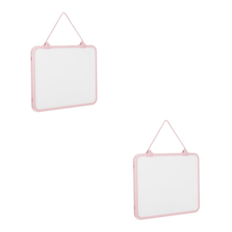 2pcs Dry Erase Board Small Dry Erase White Board Dry Erase Lapboard Mini Hanging Whiteboard for - Image 1