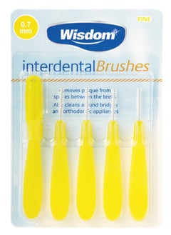 WISDOM Interdental Brushes - 5 x 0.7mm Yellow 