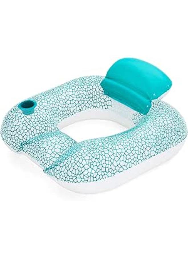 Bestway Bestway inflatable float with pillow Blue/White One Size 43097  - Image 2
