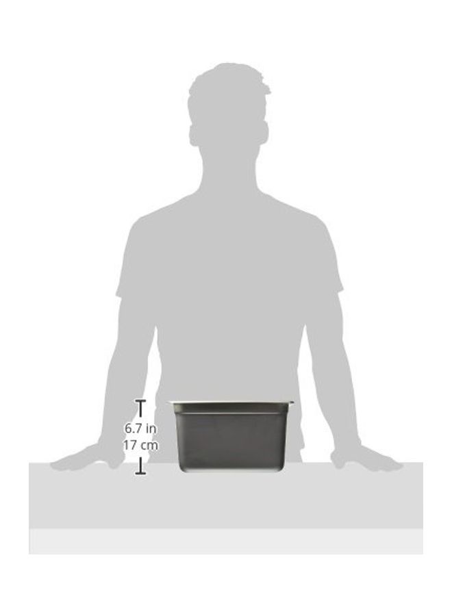 Winco Anti-Jamming Steam Pan, 1/4 by 6-Inch, Standard Weight - Image 2