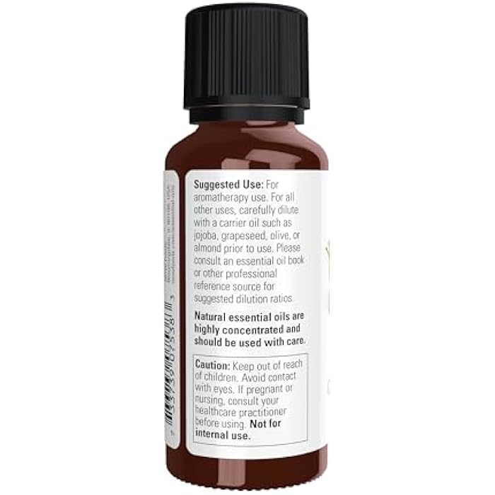 NOW Essential Oils, Clary Sage Oil, Focusing Aromatherapy Scent, Steam Distilled, 100% Pure, Vegan, Child Resistant Cap, 1-Ounce - Image 3