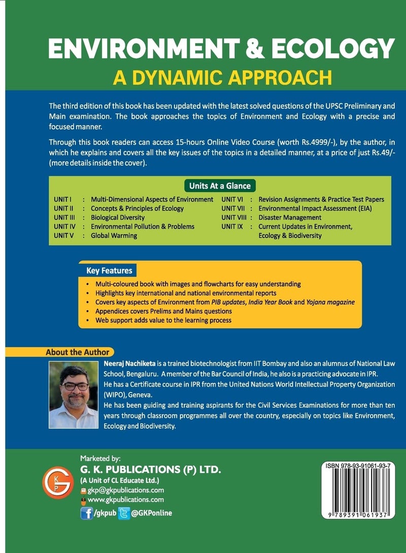 Environment and Ecology A Dynamic Approach 3e by Neeraj Nachiketa 2021  - Image 2