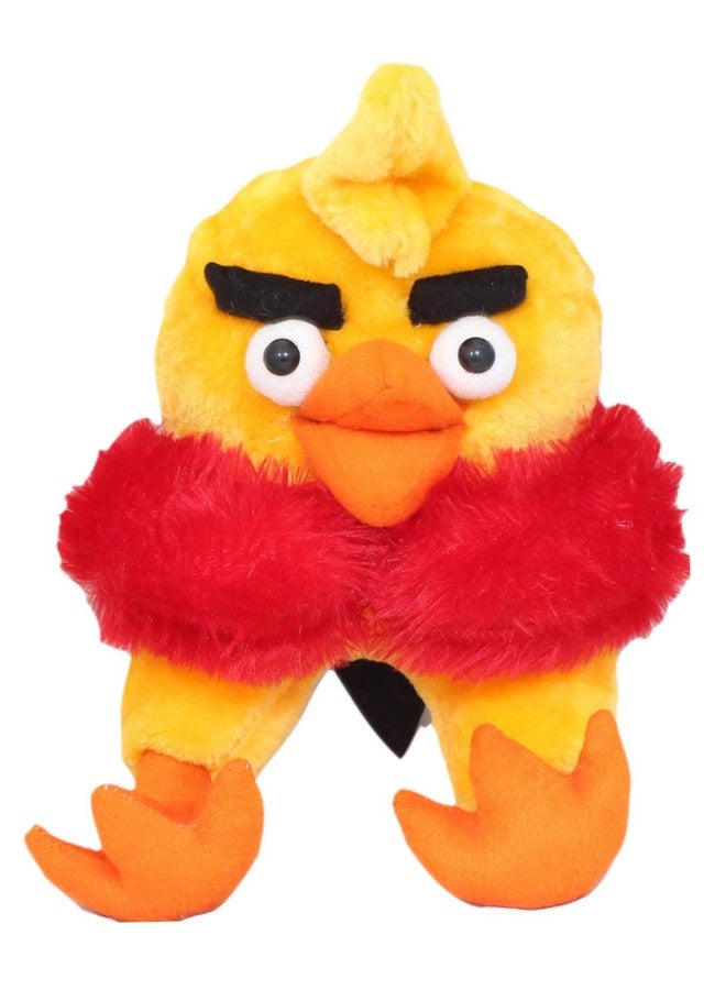 Tickles Tickles Standing Angry Bird Cartoon Character Soft Stuffed Plush Toy for Kids Birthday Gifts (Color: Yellow Size: 30 cm)  - Image 1