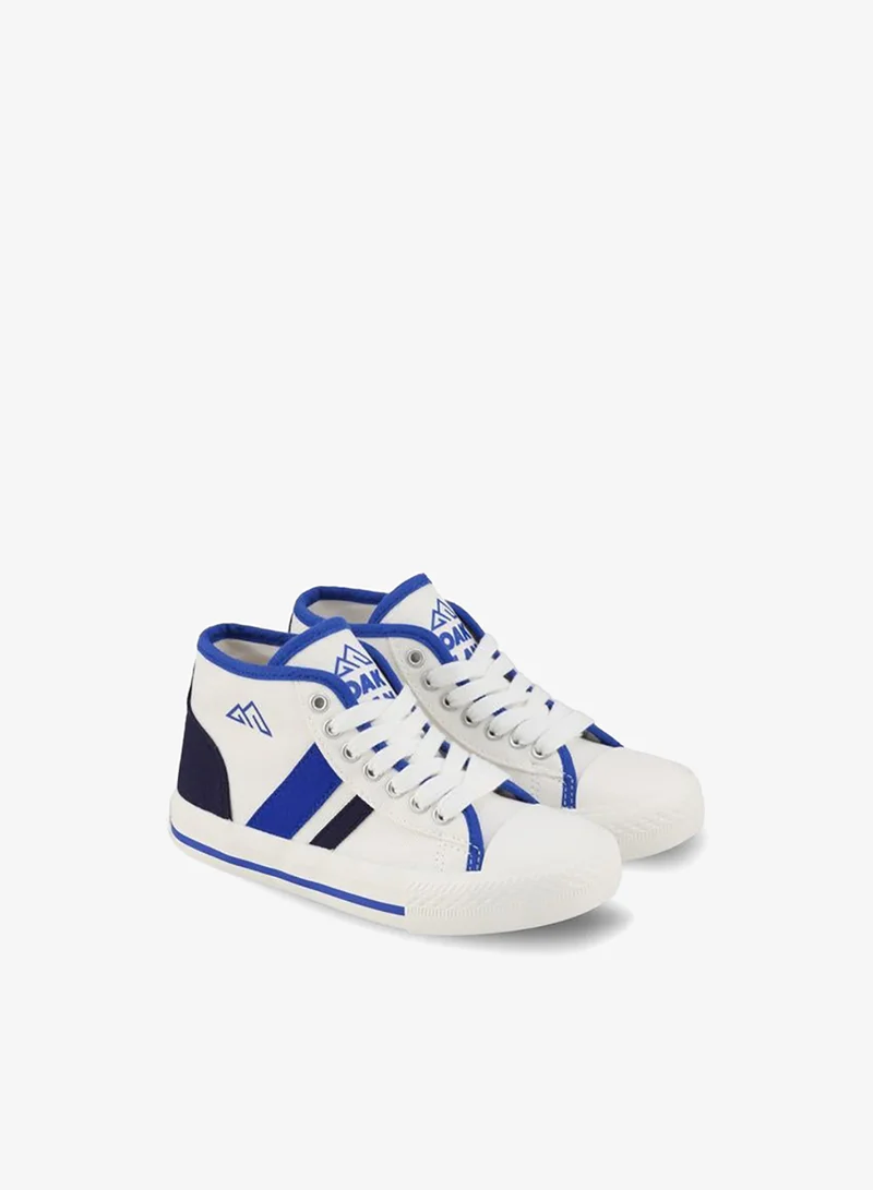 Boys Colourblock Lace-Up Ankle Sneakers